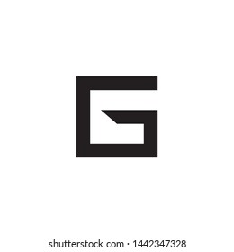 G initial letter logo template vector icon design