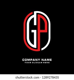 G A initial letter, modern logo design template vector 