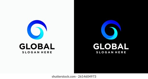 G initial letter vector logo design with modern, simple, clean and abstract style. Icon for business, cargo, shipping and personal branding.