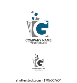 G initial logo letter for business company