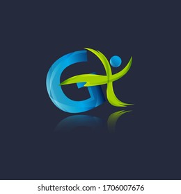 G initial logo letter for business company
