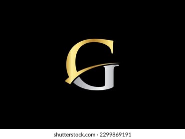 Diseño de la letra inicial del logotipo G