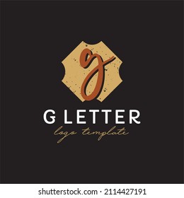 G initial logo vector image