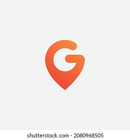 G initial logo vector symbol .eps