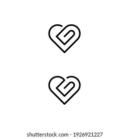 g erste Logodesign-Vektorgrafik-Vorlage