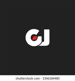 G & J letters Joint logo icon vector template for corporate logo and business card.