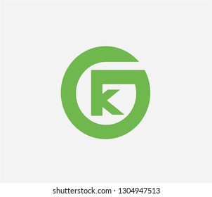 G K Vector illustration