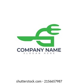G  Kitchen logo vector illustration design 