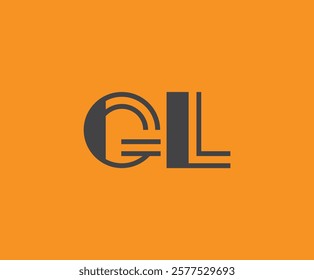 G and L logo design. GL abstract Letters Logo Monogram. This logo design is the process of creating a visual symbol that represents a brand, company, or individual.