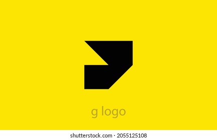 G Latter Modern Shape Abstraktes Firmenlogo-Designelement für ein minimales Logo