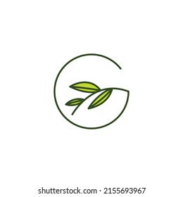 G Leaf Growth Logo Design