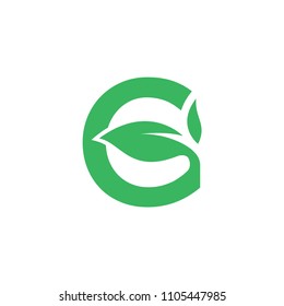 G Leaf And Health Logo Template