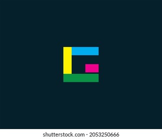 G Letter. Abstract Company Logo Design