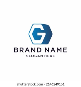 G Letter. Abstract Company Logo Design