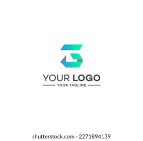 G Letter. Abstract Company Logo Design
