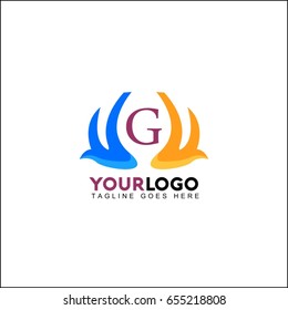 G letter abstract logo vector. Creative brand identity