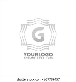 G Letter Abstract universal premium logo design. Creative wave line symbol. Luxury letter water and wind vector illustration.