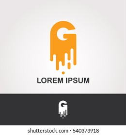 G Letter Abstract Vector Logo Design Template. Creative Typographic Concept Icon