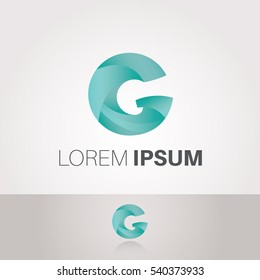 G Letter Abstract Vector Logo Design Template. Creative Typographic Concept Icon
