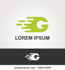 G Letter Abstract Vector Logo Design Template. Creative Typographic Concept Icon