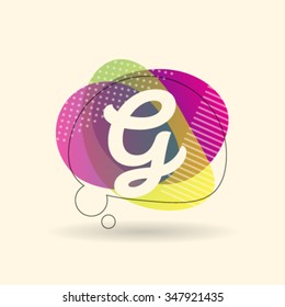 G Letter Alphabet Logo Icon Design Template Element. Vector Color Sign Easy Editable for Your Design