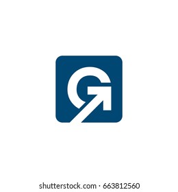 G Letter Arrow Logo Template Illustration Design. Vector EPS 10.