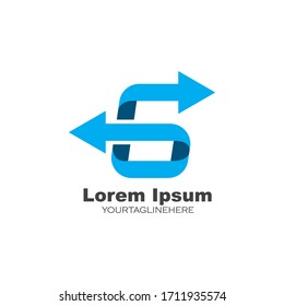 g  letter arrow vector icon logo design illustration