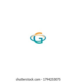 G Letter circle Logo, Concept Letter G + icon circle