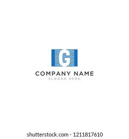 G letter with data abstract Logo Template Design Vector, Emblem, Design Concept, Creative Symbol, Icon