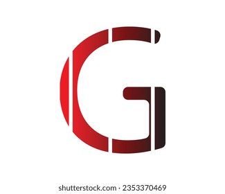 Elemento de logotipo de diseño de letras G 
