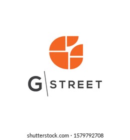  G letter emlem. G letter logo. Vector