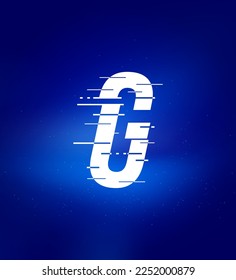 G letter fast speed logo. Animated letters. Technology labels, match headlines, sports posters, book and banner design etc.