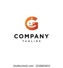 
G Letter halloween Vector logo icon vector Template.