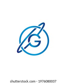 G letter initial creative vector logo template