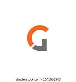 G letter initial icon logo design vector template