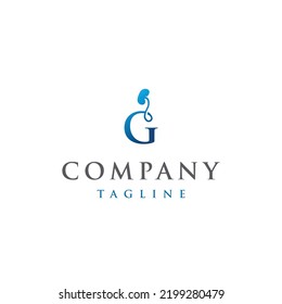 G Letter initial kidney modern elegant luxury logo vector creative unique concept