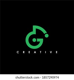 G Letter Initial Logo Design Template Vector Illustration	
