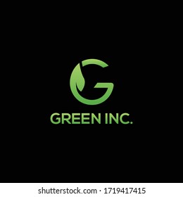 g diseño del logotipo de la hoja de letra - plantilla de logotipo de letras coloridas abstractas