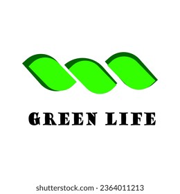 G letter leaf logo vector design. Abstract emblem, designs concept, logos, logotype element for template