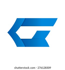  G letter line logo, vector design template element
