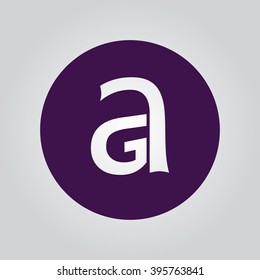 A and G letter logo