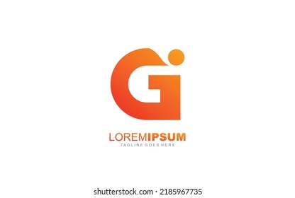 G letter  logo abstract for modern company. Alphabet template vector illustration for your brand.