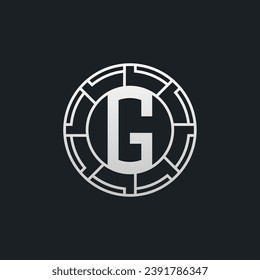 G Letter Logo Concept. Creative Minimal Monogram G Logo Template. Universal Premium Logotype