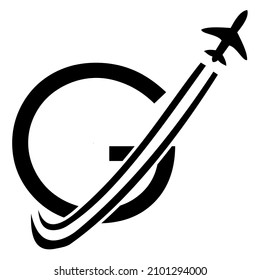 G letter logo creative design template, victor 