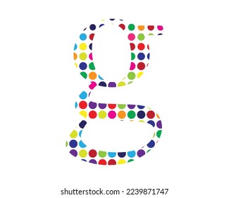 g letter logo creative design vector template