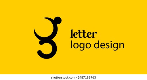 logotipo de la letra g, diseño del logotipo de la letra g