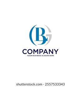 g letter logo design with letter b