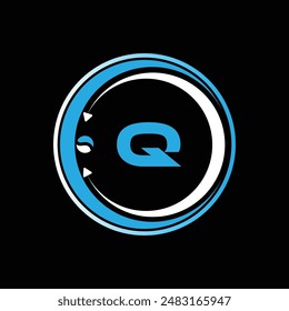 Diseño del logotipo de la letra G con un diseño del logotipo de la forma del círculo G. Diseño creativo del logotipo de la letra G. G diseño único.