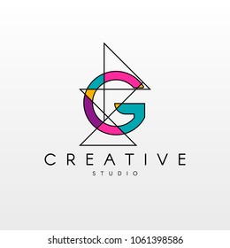 G letter logo. Logo Design with Creative Modern Trendy Typography.