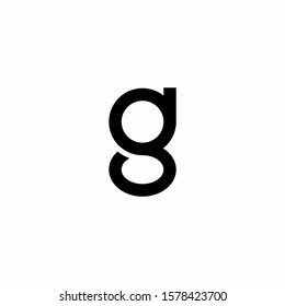 Diseño con logotipo G Carta creativo moderno
